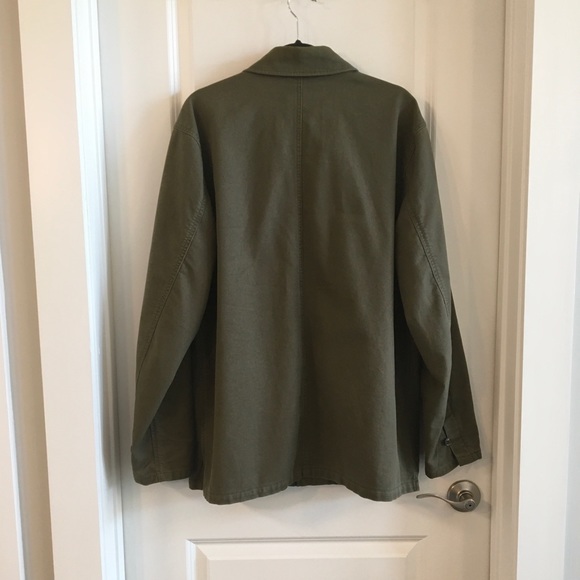 GAP Utility Overshirt/Jacket Men’s Army Green L - Picture 2 of 7